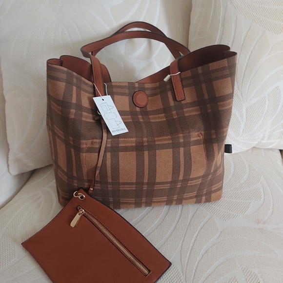 TAN REVERSIBLE TOTE BAG - Picture 8 of 8